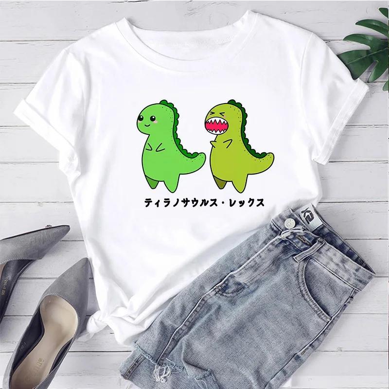 Womens Tshirt Hip Hop Street Wear Harajuku Short Sleeve Tshirt Cute Frog Printed Tshirt Summer Top