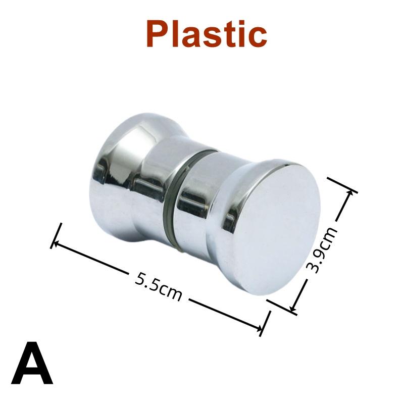 

Stylish Shower Glass Door Handle,Sliding Shower Doors Knob,Double Sided Pull Hardware Replacement Parts For Bathroom Glass Doors A