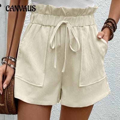 Women's Shorts Elastic Waist Summer Casual Elastic Shorts