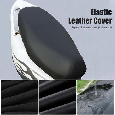 Motorrad Sitzbezug Atmungsaktives Leder 3D Mesh Kissenbezug Schutz Sonnencreme für Motorrad Elektroroller