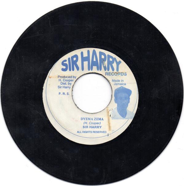 

7inch Record SIR HARRY Dyema Zema Playing On Strong NONE Sir Harry Jamaica Reggae Ska Dub Used