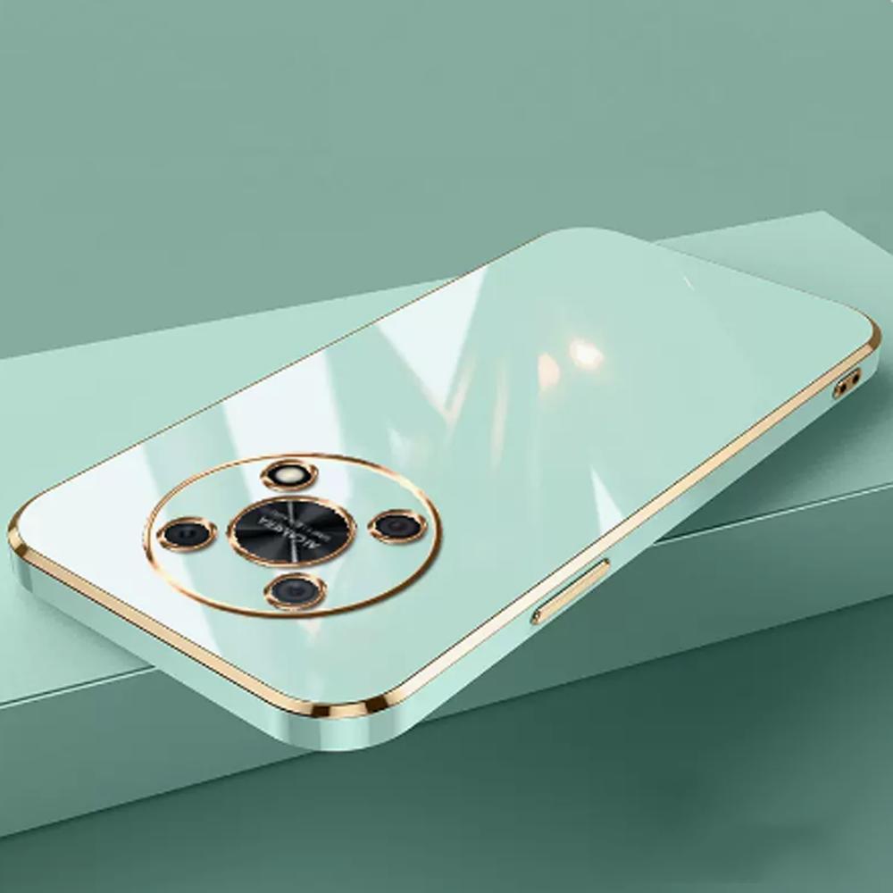 For Huawei Nova Y90 Case Luxury Square Plating Huawei Nova Y90 Phone Case CTR-LX2 Case Y90 ShockProof Silicone Back Cover Fundas
