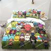 New Game Toca Life World Bedding Set Excavator Sheet King Twin Double Child Bedding Set Mircofiber or Polyester Duvet Cover Set