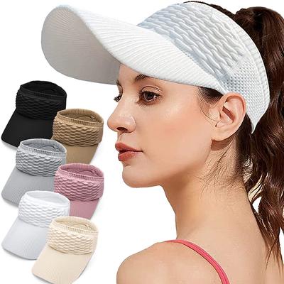 Damen-Baseballkappe mit Pferdeschwanz, für Outdoor-Sport, Radfahren, UV-Schutz, aushöhlen, atmungsaktiv, leerer Zylinder, Sommer-Strandkappen