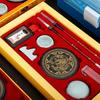 Chinese Calligraphy Writing Brushes Ink Stick Stone Stamp Set Training Tool