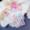 50/100pcs Transparent Frosted Package Handmade Lollipop Packaging Machine Sealing Candy Sugar Bags