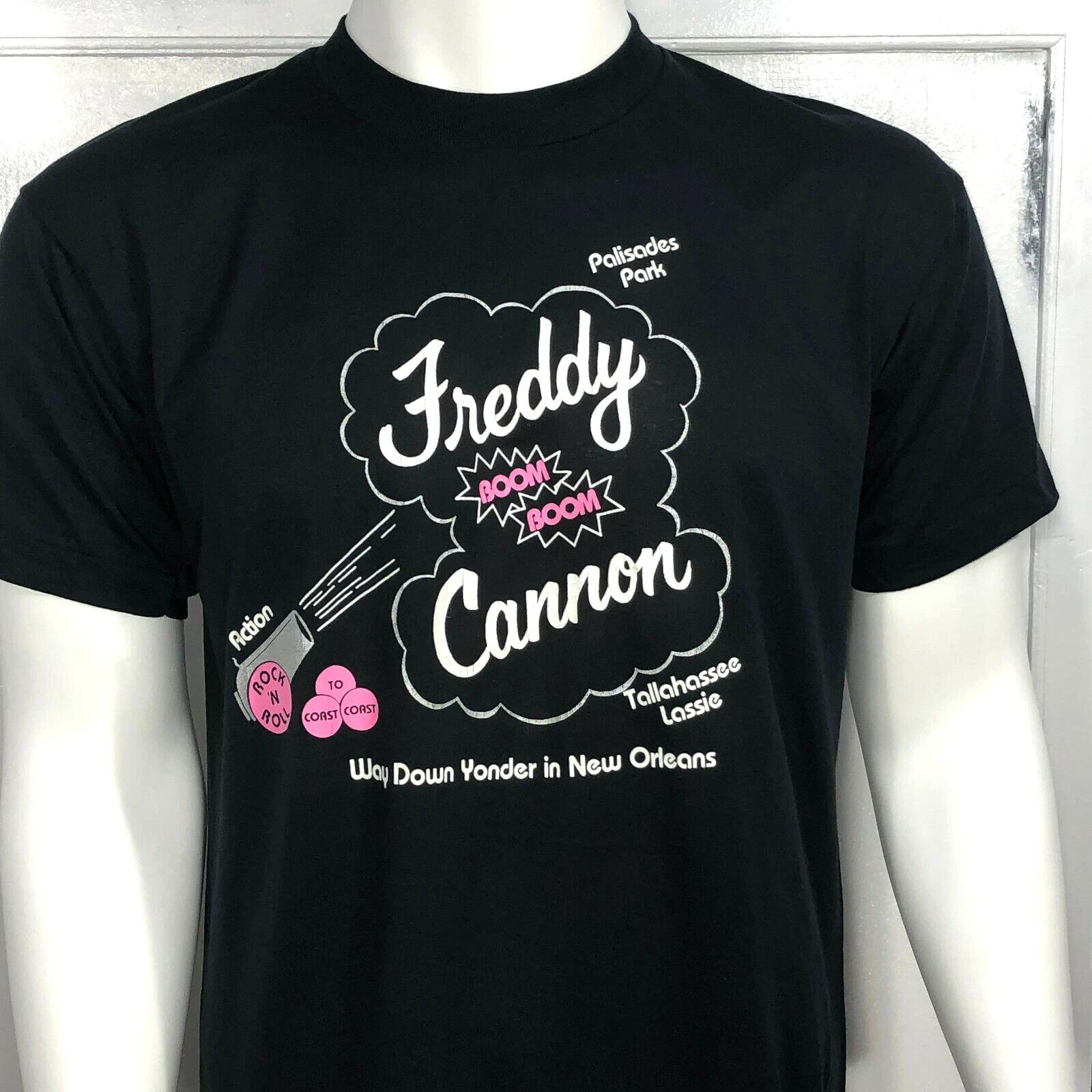 Freddy Boom Boom Cannon New Orleans Mens T Shirt VTG Single Stitch Size L L