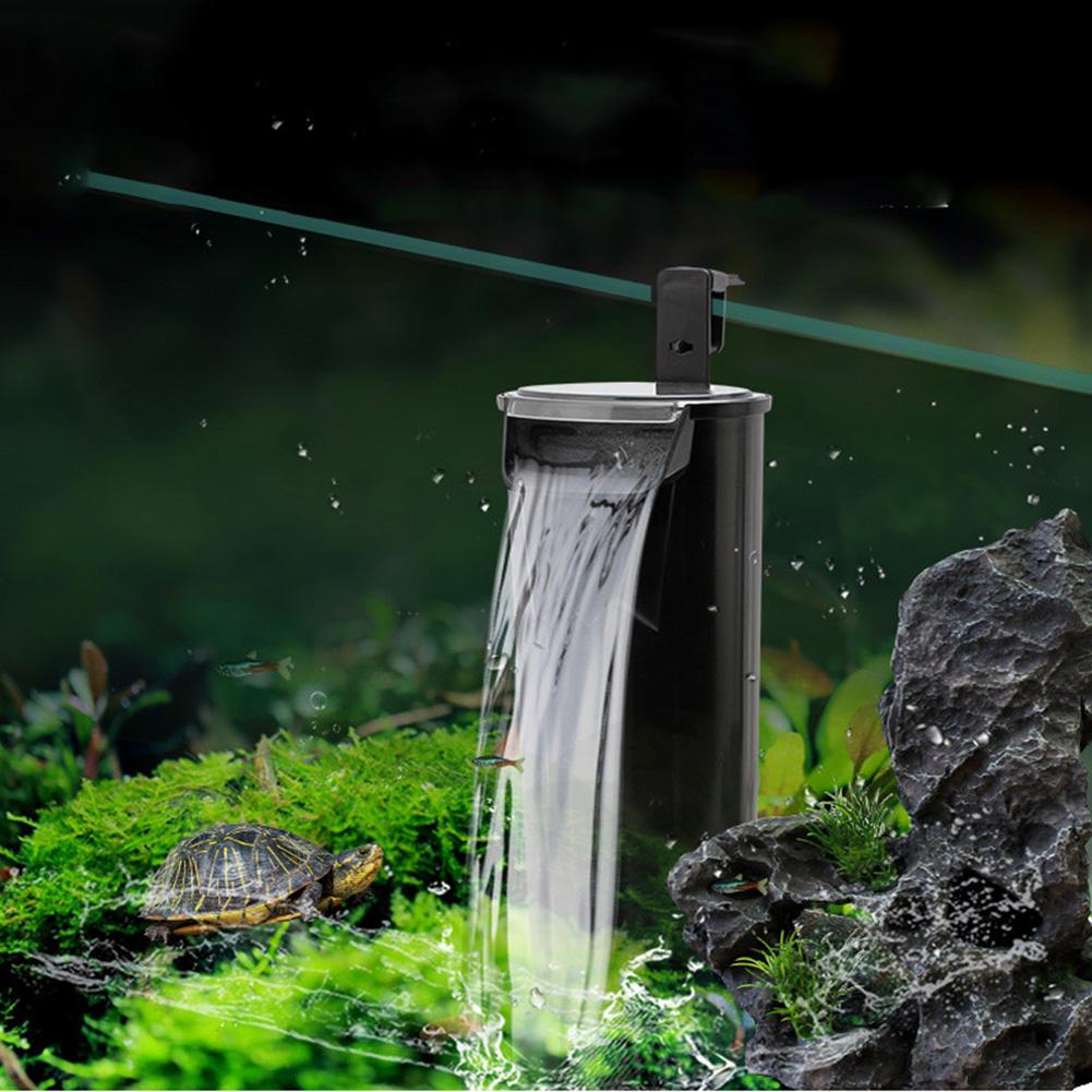 Filter  Aeration  Pump Low Water Level Water Purifier Quiet Operation Small Aquarium Fishbowl Hanging Waterfall For Amphibians