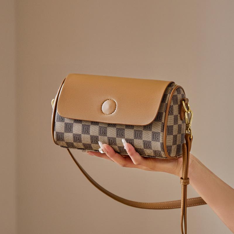 Mrs. Qiao Bag Women's Crossbody Bag 2025 New Autumn Winter Women's Small Bag High-end Cylinder Bag Vintage Women's Bag
