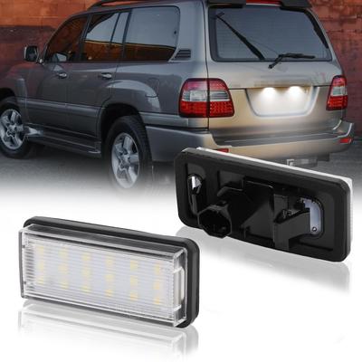 GemPro LED License Plate Lights for Toyota Crown Hybrid Mark X Land Cruiser Prado SAI Land Cruiser 210 Super 2pcs Crown, (210 Series), (120 Series),