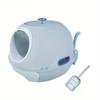 1Pc Cat Litter Basin Fully Enclosed Drawer Top-entry Cat Toilet Cat Basin Shit Deodorant Deodorant Anti-splashing Cat Shit Basin