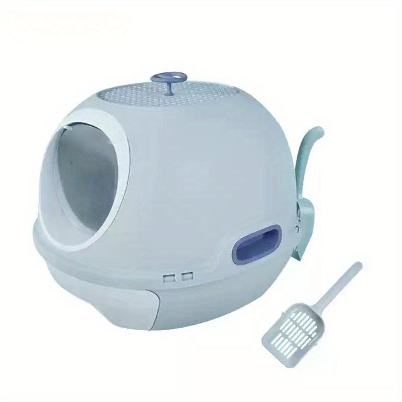 1Pc Cat Litter Basin Fully Enclosed Drawer Top-entry Cat Toilet Cat Basin Shit Deodorant Deodorant Anti-splashing Cat Shit Basin