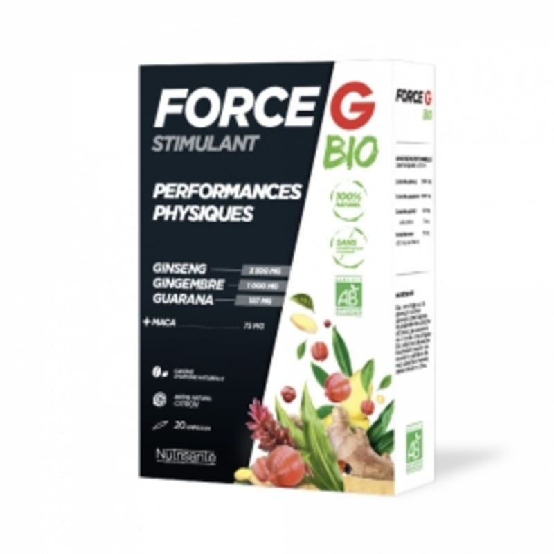 

Nutrisante Force G Stimulant Performance Physiques 20 Ampoules