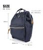 Anello Backpack (R) with Water-Repellent Clasp, Large Capacity, and PC Storage, CROSS BOTTLE REPREVE ATB0193R (High Bold)