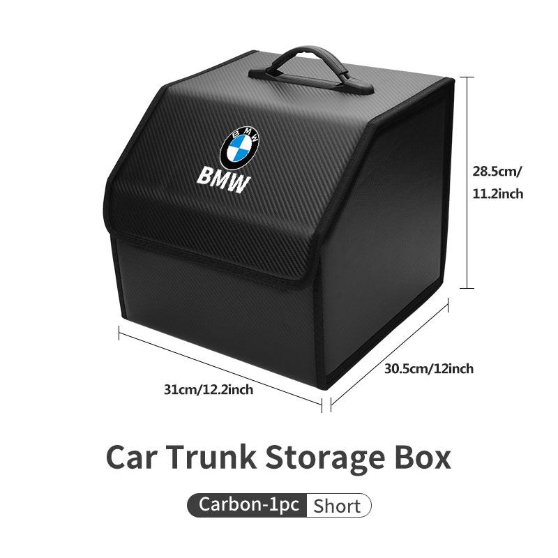XKUGH1 For BMW New 2025 Car Trunk Organizer Box Tailbox Stowing Tidying Storage Bag Accessories For BMW E70 E91 E30 G30 E53 M3 M5 X6 X4