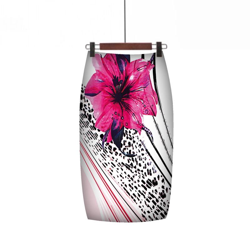 Digital Print Mid-Length Women's Skirt - Chic and Trendy