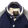 SKOOKUM Made in USA button Stajan 30 Navy x gray Shawl collar Men's Used