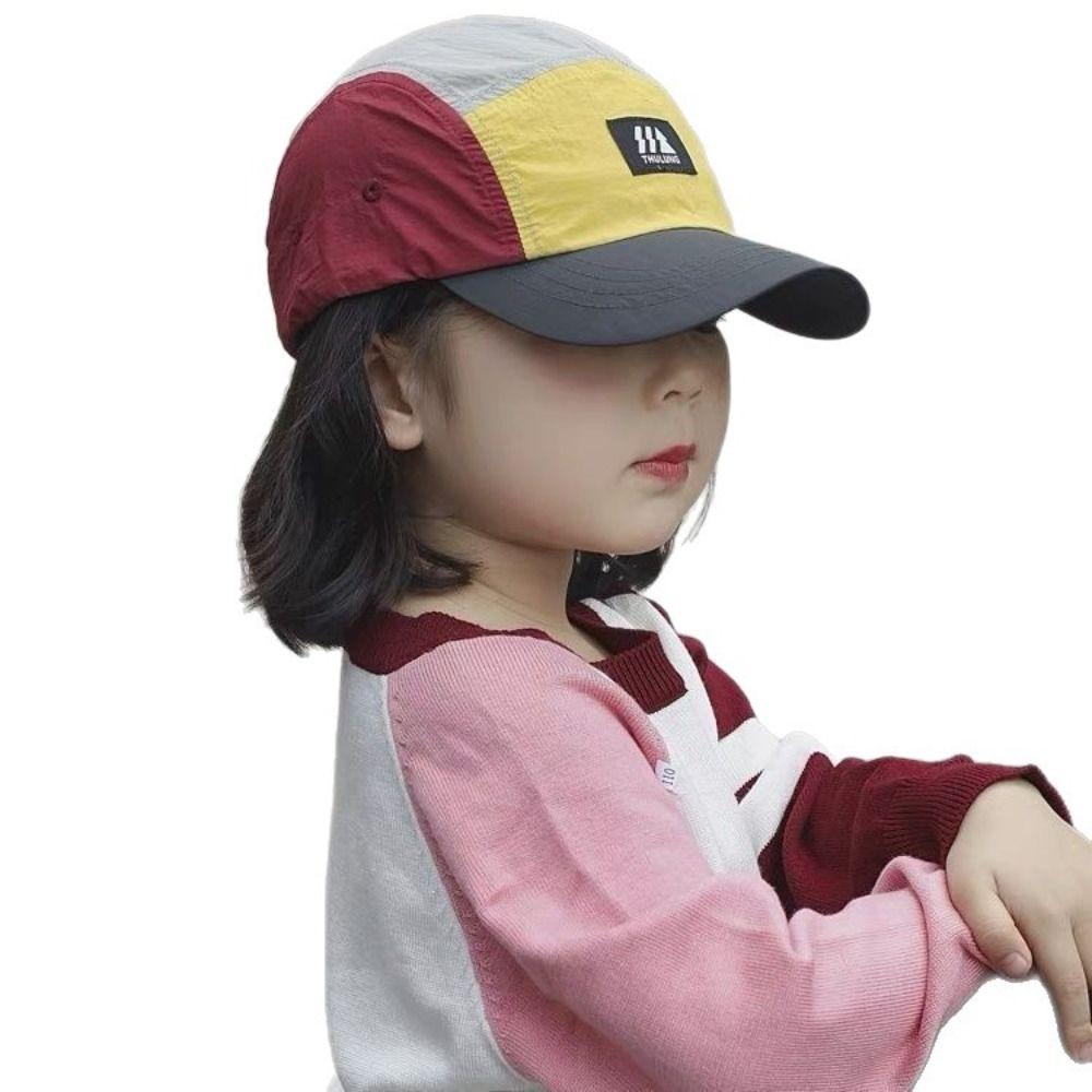 Sun Protection Kids Baseball Cap Breathable Duck Tongue Cap New Baby Hat  Daily Wear
