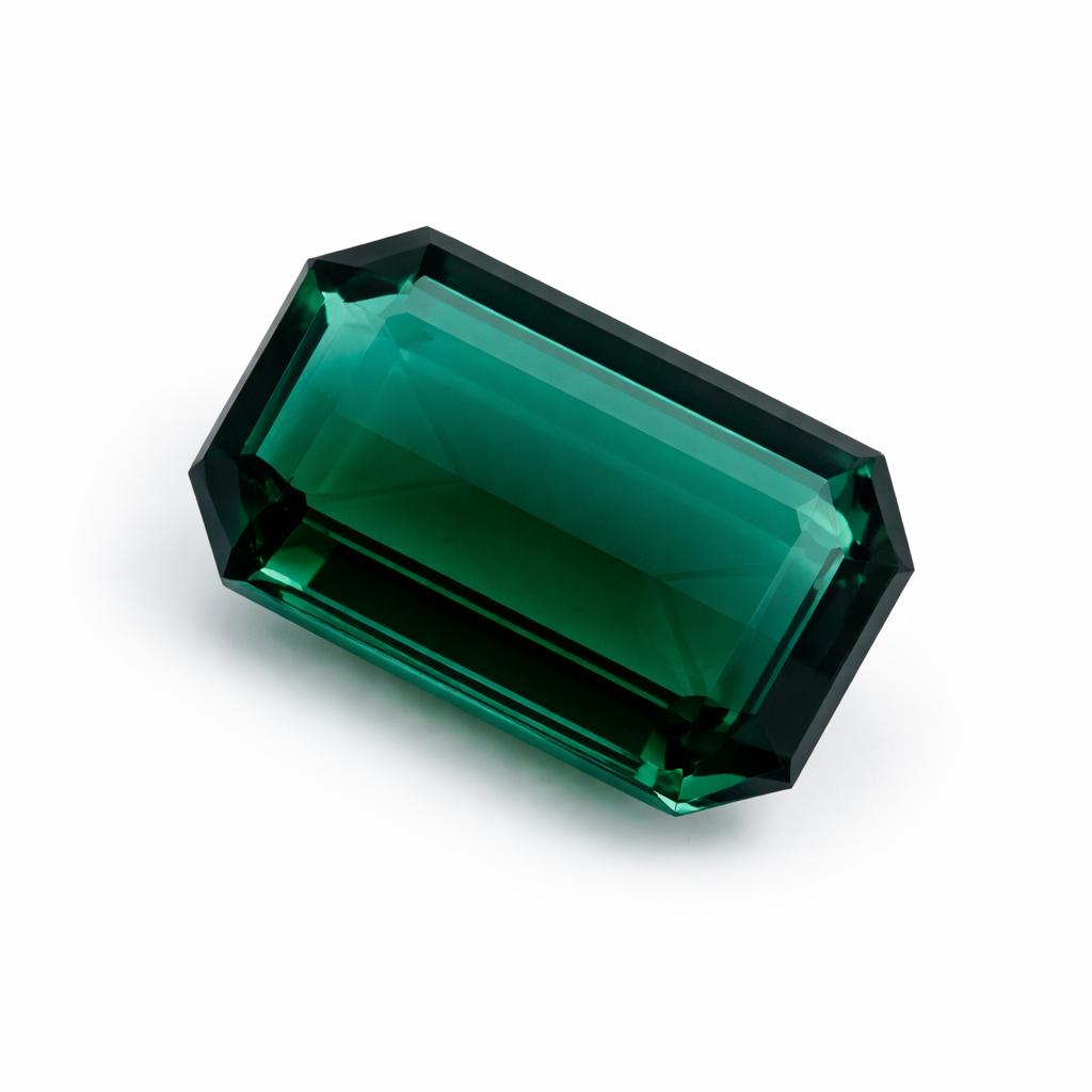110.30 Carat Emerald Cut Green Moldavite Loose Gemstone Pendant Stone