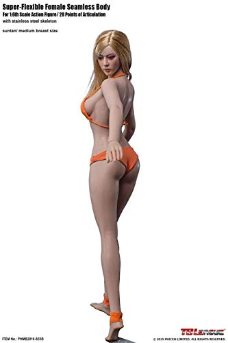 TBLeague scale action figure beautiful super seamless female Suntan bust size suntan [TOYBARJAPAN] 1/6 S33B, slim, long, legs, flexible, body, series,