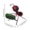 Garden Decor Ants Metal Ants Gardening Ornaments Yard Metal Art Backyard Lawn Stakes Decor Ants Garden Iron Crafts