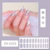 22Pcs Nail Wraps Polish Strips Self Adhesive Nail Polish Sticker Gel Nail Strips