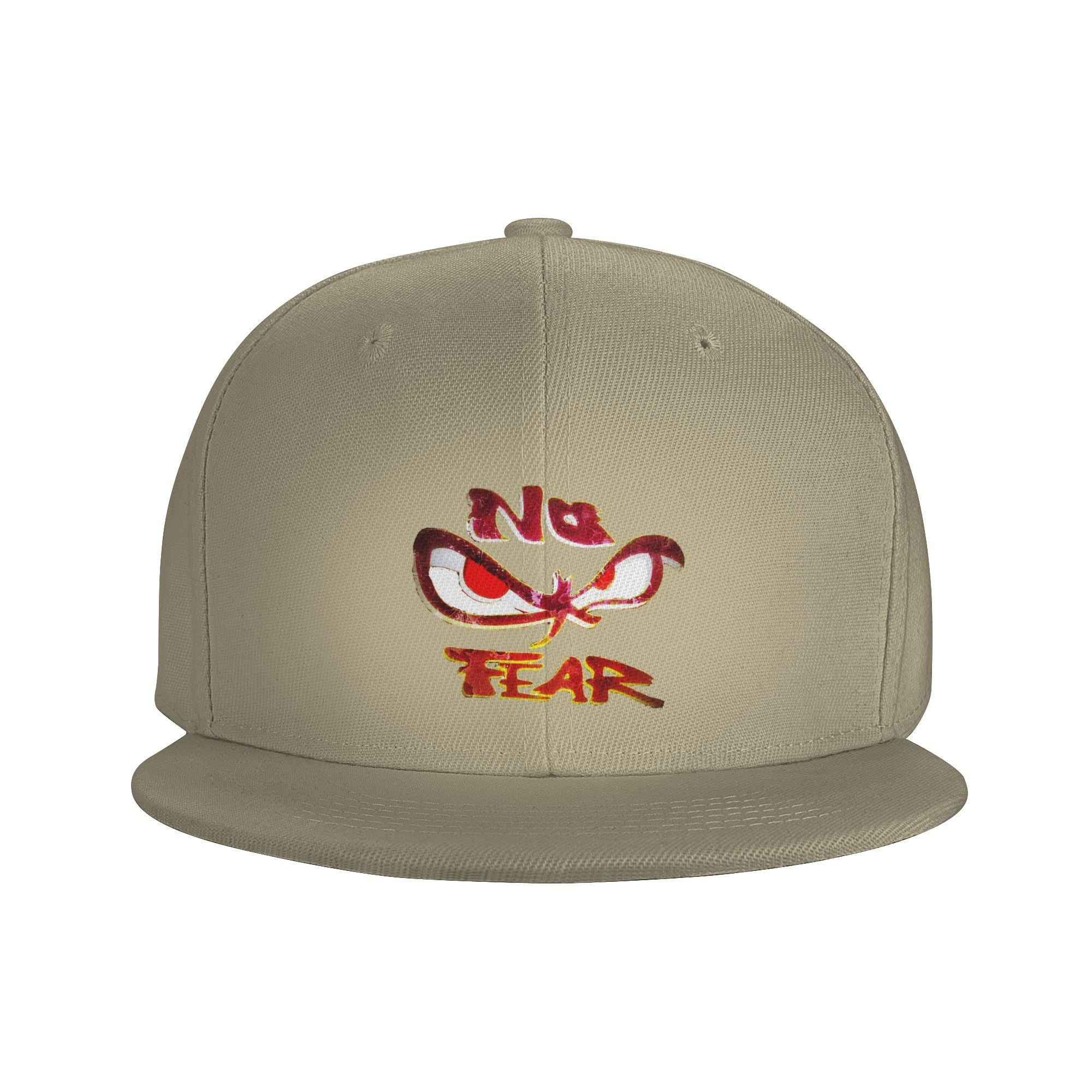 

No Fear No Fear And Eyes Print Baseball Caps Snapback Fashion Baseball Hats Breathable Casual Casquette Outdoor for Unisex One Size