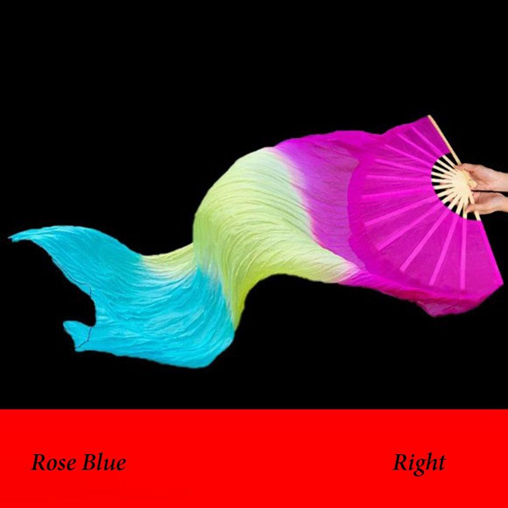 Multicolors Belly Dancing Fan Gradient Color Square Dancing Practice Dancer Tool  Dance Accessories
