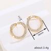 Design Earrings, Three-Dimensional Ring Jewelry Internet Celebrity Temperament Jewelry