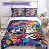 Roblox Bedding Set Breathable Duvet Cover with Pillowcases Decorative Bed Linen for Bedroom Home Decoration Birthday Gift