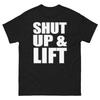 Halt die Klappe und heb Starkes Statement Lustiges Design T-Shirt