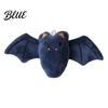 Plush Cat Toy Halloween Theme Toy Soft Ghost Bat Pumpkin Cute Holiday Pet Photography Props Stuffed Chew for Indoor Cats Boredom Relief