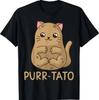 Purrtato Cat Potato Cat Lover Idaho Potatoes T-Shirt