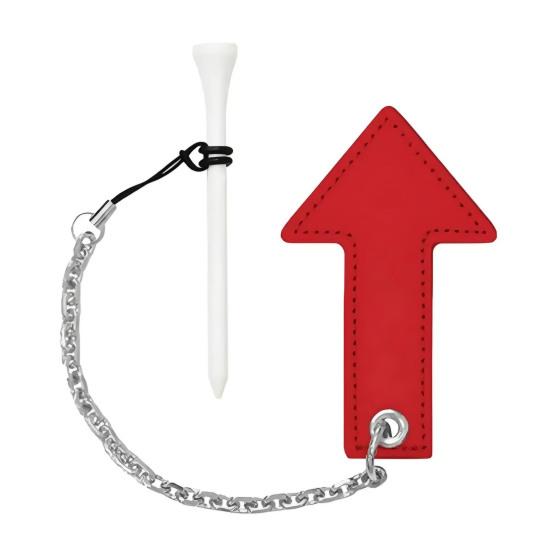 

Подставки для гольфа с цепочкой Высокая устойчивость Компактный дизайн Удобство переноски Прочный гольф красный