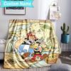 Custom Name Blanket Asterix Friends Blanket Bedding Blanket for Travel, Camping, Living Rooms, Offices, Sofas, Fan Christmas Gift