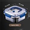 316 Stainless Steel Airtight Food Storage Container with Lid & Handle, Refrigerator-Safe Bento Box