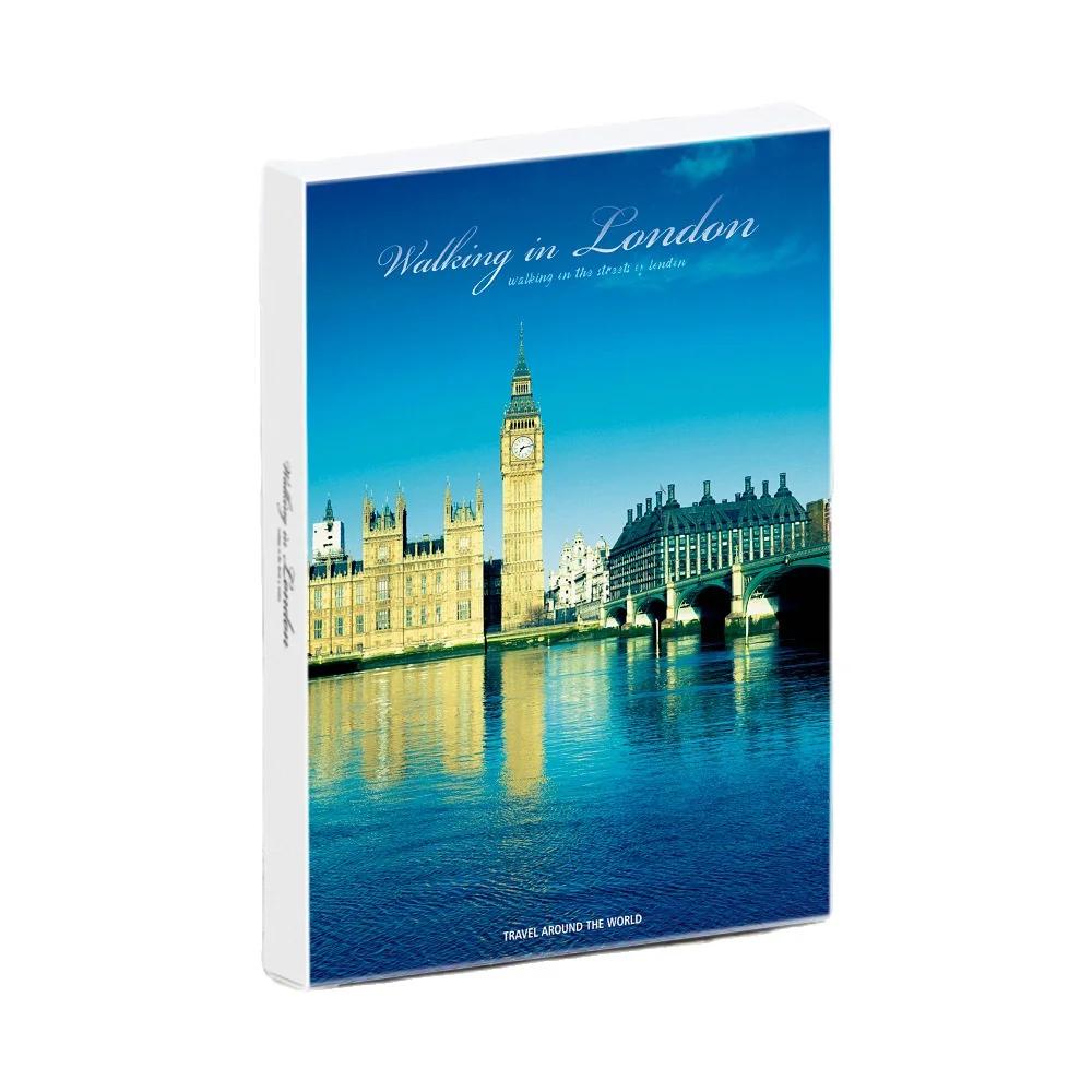 30 листов/лот Серия «Прогулка по Лондону» Открытки Пейзажная фотография для путешествий Карточки с поздравительными сообщениями Канцелярские товары для офиса