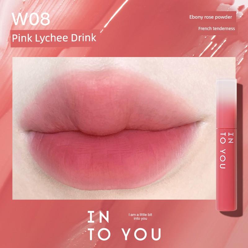 (Brand Direct Sale) into You Watery Lip Glaze Matte Lipstick Lip Gloss Water Mist Lip Glaze Non-Sticky