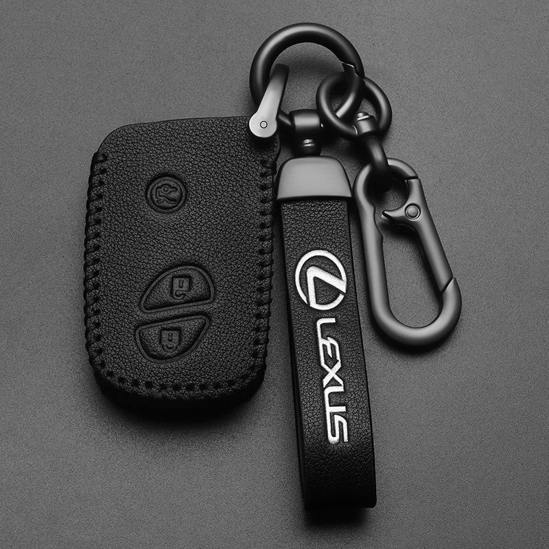 

Leather Car Smart Remote Key Case Cover Shell Fob Protection For Lexus IS250 CT200 CT200h RX270 RX350 RX450 Keychain Accessories