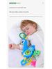 Happy Monkey Baby Stroller Pendant: Rotating Animal Rattle & Teether Toy