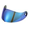 Partuto Motorcycle Helmet Shield - Replacement Helmet Visor - Compatible with X-803 - 1 Piece REVO Blue