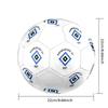 Pallone da Calcio Hamburger SV HSV taglia 5, colorato, adatto a tutte le età, cucito a macchina, materiale PVC, qualità da competizione, resistente e ad alto rimbalzo