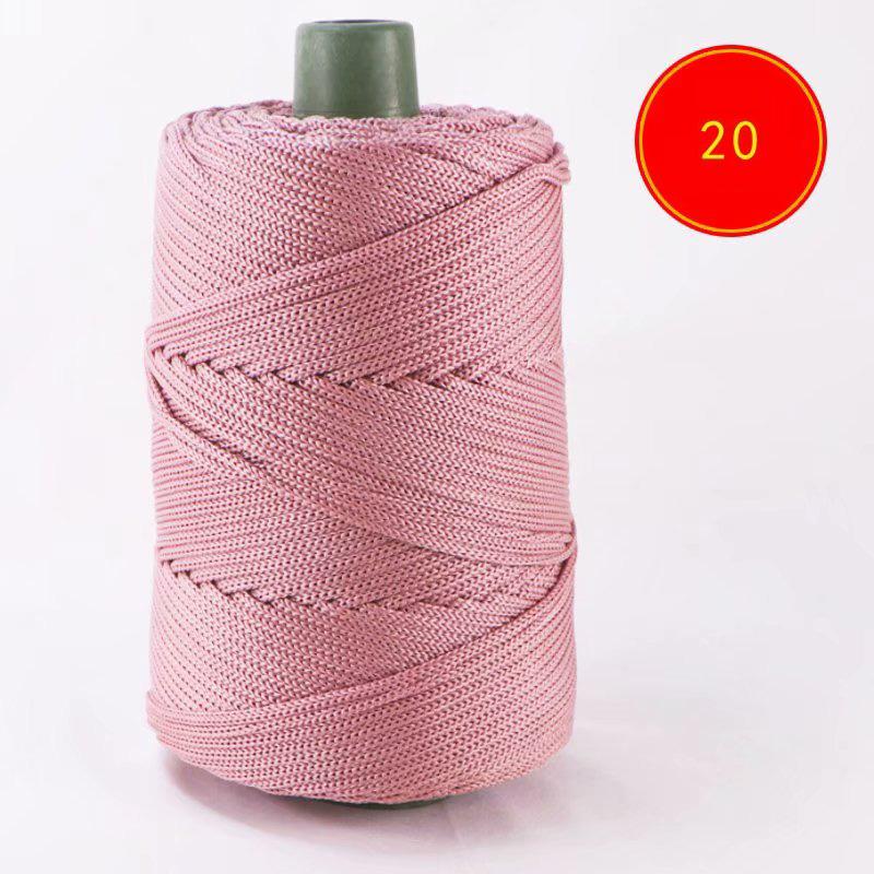 230 Grams Light Viscose Ice Rope 200M Summer Sun Hat Handwoven Diy Hook Cushion Hollow Bright Silk Medium Thick Wool Yarn Thread