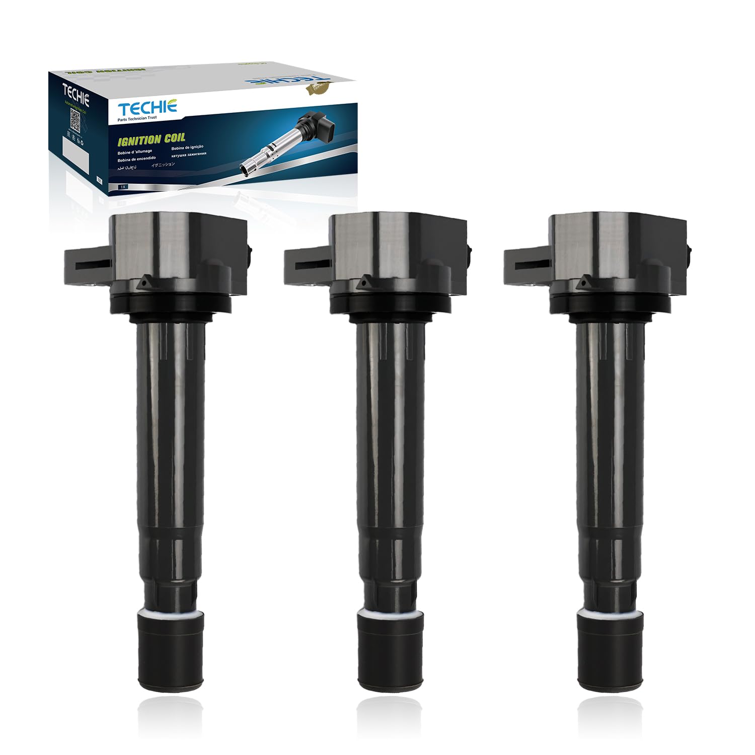

TECHIE 3PCS IGNITION CO TICS11191 IGNITION COIL SET OF 3 FOR HONDA VEHICLES For