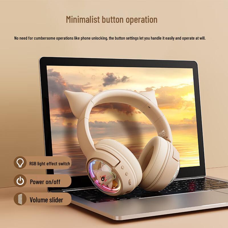 ONIKUMA B5 Wireless Cat Ear Gaming Headset
