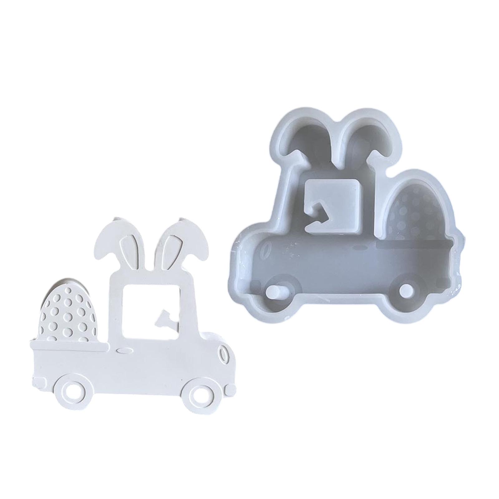 

Home Decoration Mold Silicone Ornaments Making Mould Eggs Transport Truck Shaped Gypsum Mould Jewelry Crafting Tool 1