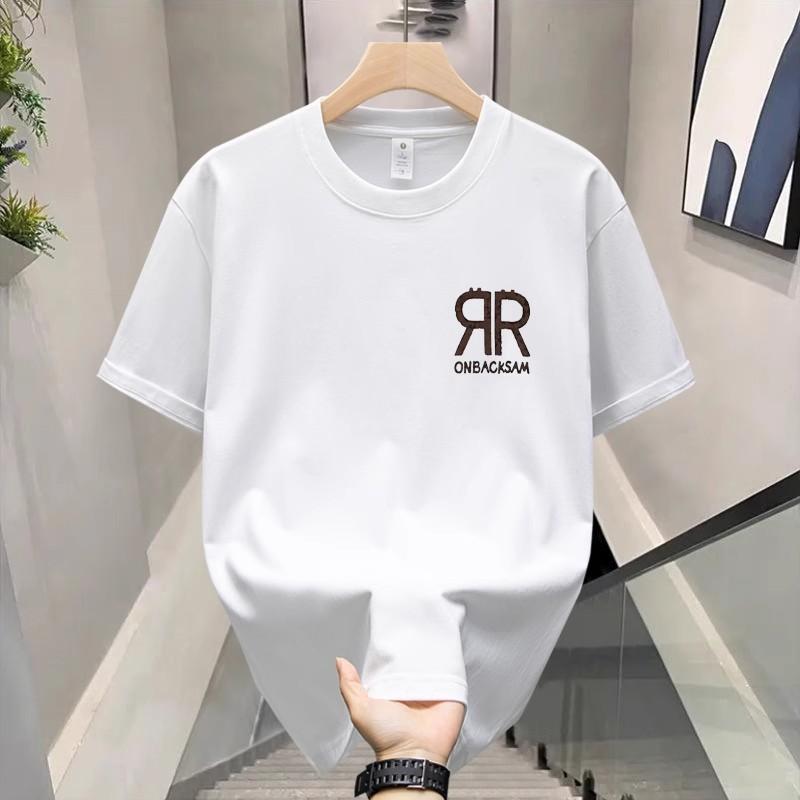 Short Sleeve Cotton Men'S Printed T-Shirt Trend Men'S And Women'S Versatile Crew Neck T-Shirt Men'S