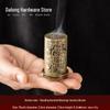 Xiangyun Copper Aromatherapy Incense Burner - Hollow Lotus Design, Three-Legged with Porous Baolian Lantern and Boshan Style.