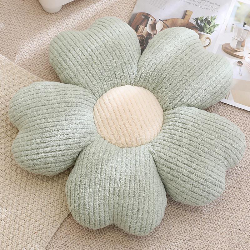 Shaped Flower Simple Plush Cushion With Pp Cotton Material For Home Office Use