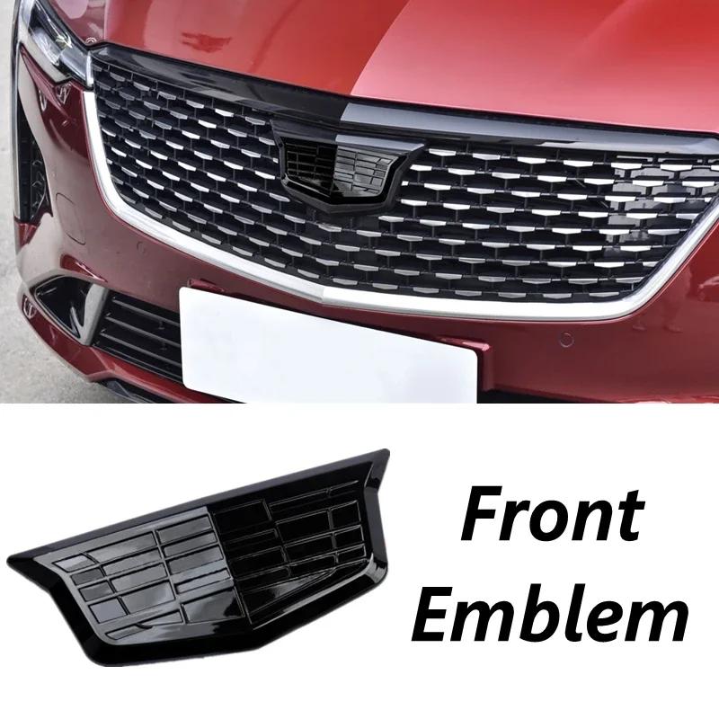 ABS Auto Frontgrill Heckklappen Logo Emblem Seitenkotflügel Abzeichen Abdeckung Aufkleber für Cadillac CT4 CT5 CT6 XT4 XT5 XT6 Zubehör